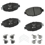 Pagid 355033781 Disc Brake Pad Set - Front - view 1