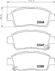 Pagid 355033931 Disc Brake Pad Set - Front - view 2