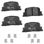 Pagid 355033981 Disc Brake Pad Set - Rear - view 1