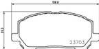 Pagid 355034091 Disc Brake Pad Set - Front - view 2