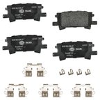 Pagid 355034211 Disc Brake Pad Set - Rear - view 1