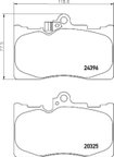 Pagid 355034281 Disc Brake Pad Set - Front - view 2