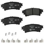 Pagid 355034411 Disc Brake Pad Set - Rear - view 1