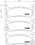 Pagid 355034641 Disc Brake Pad Set - Rear - view 2