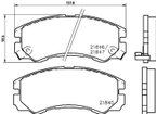 Pagid 355034921 Disc Brake Pad Set - Front - view 2