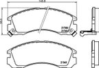 Pagid 355035301 Disc Brake Pad Set - Front - view 2