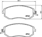 Pagid 355035601 Disc Brake Pad Set - Front - view 2