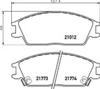 Pagid 355035621 Disc Brake Pad Set - Front - view 2