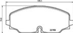 Pagid 355039941 Disc Brake Pad Set - Front - view 3