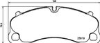 Pagid 355039991 Disc Brake Pad Set - Front - view 3