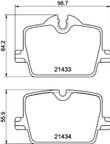 Pagid 355040911 Disc Brake Pad Set - Rear - view 2