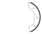 Pagid 355050011 Parking Brake Shoe Set - Rear - view 2