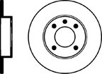 Pagid 355100051 Disc Brake Rotor - Rear - view 2