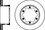 Pagid 355105811 Disc Brake Rotor - Rear - view 1