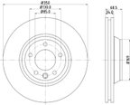 Pagid 355109762 Disc Brake Rotor - Front Left - view 3