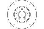 Pagid 355110281 Disc Brake Rotor - Front - view 2