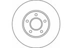 Pagid 355110281 Disc Brake Rotor - Front - view 1