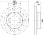 Pagid 355126881 Disc Brake Rotor - Front Right - view 5