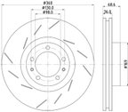 Pagid 355133631 Disc Brake Rotor - Front Right - view 4