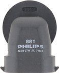 Phillips 881B1 Fog Light Bulb - Front, High Beam, High Beam and Low Beam or Low Beam - view 7