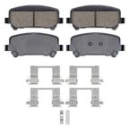 DuraGo BP1806C Disc Brake Pad Set - Rear - view 1