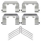 DuraGo BP1815C Disc Brake Pad Set - Front - view 3