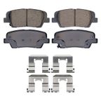 DuraGo BP1816C Disc Brake Pad Set - Rear - view 1