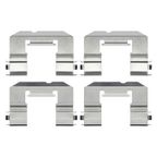DuraGo BP1913C Disc Brake Pad Set - Front - view 3
