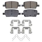 DuraGo BP1914C Disc Brake Pad Set - Rear - view 1