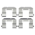 DuraGo BP2345C Disc Brake Pad Set - Front - view 3