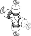BGMG 15-155X Universal Joint - Rear Driveshaft at Rear Axle or Rear Driveshaft at Transmission - view 3