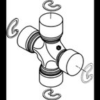 BGMG 15-155X Universal Joint - Rear Driveshaft at Rear Axle or Rear Driveshaft at Transmission - view 4