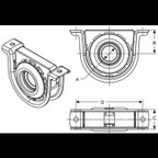BGMG 210391-1X Drive Shaft Center Support Bearing - view 4