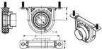 BGMG 212028-1X Drive Shaft Center Support Bearing - view 3
