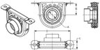 BGMG 212258-1X Drive Shaft Center Support Bearing - view 5
