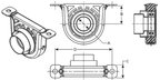 BGMG 212258-1X Drive Shaft Center Support Bearing - view 3