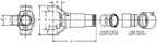 BGMG 2-3-8021KX Drive Shaft Slip Yoke - Rear Driveshaft at Rear Axle - view 5