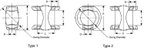 Dana Spicer 3-26-757 Double Cardan CV H Yoke - Front - view 7