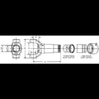 BGMG 3-3-3001X Drive Axle Shaft Slip Yoke - Front Right - view 4