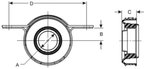 BGMG 5002007 Drive Shaft Center Support Bearing - view 4