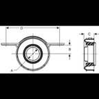BGMG 5002007 Drive Shaft Center Support Bearing - view 1