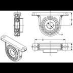Dana Spicer 5004807 Drive Shaft Center Support Bearing - view 4