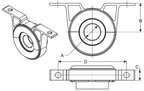 BGMG 5017407 Drive Shaft Center Support Bearing - view 5