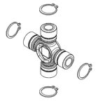 BGMG 5-1410-3X Universal Joint - Front Axle at Wheels - view 3