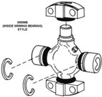 BGMG 5-2031X Universal Joint - Rear Driveshaft at Rear Axle - view 7
