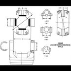BGMG 5-2031X Universal Joint - Rear Driveshaft at Rear Axle - view 4