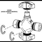 BGMG 5-2031X Universal Joint - Rear Driveshaft at Rear Axle - view 5