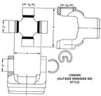 Dana Spicer 5-793X Universal Joint - view 6