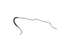 Dorman 624-967 Automatic Transmission Oil Cooler Hose Assembly - Inlet from Radiator (Lower) to Transmission - view 2