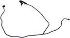 Dorman 626-719 Engine Coolant Overflow Hose - Upper - view 1